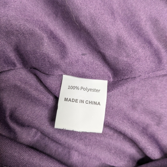 Elegant Purple Sequin Dress - Picture 9 of 10